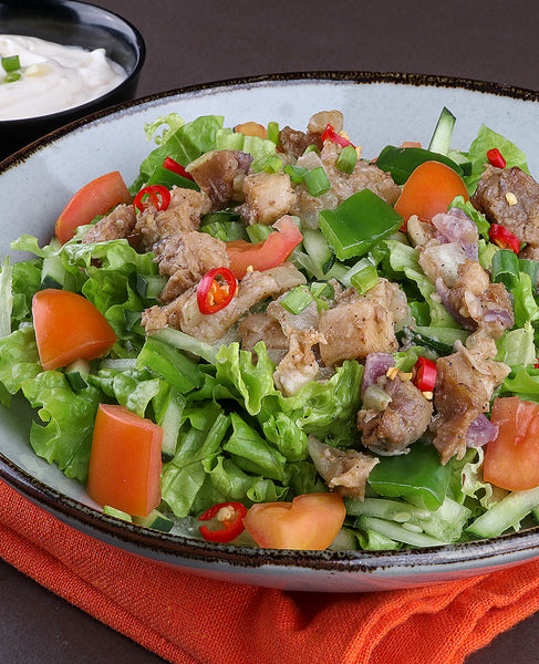 Vegetable Salad With Sisig Recipe