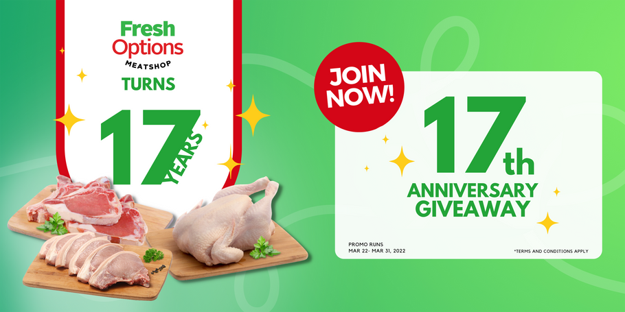 Join the Fresh Options 17th Anniversary Giveaway!