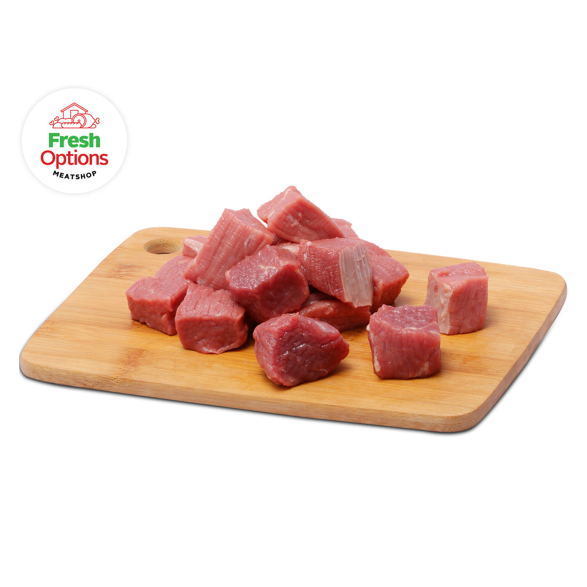 Box Beef Cubes Beef Cubes 500g – Fresh Options