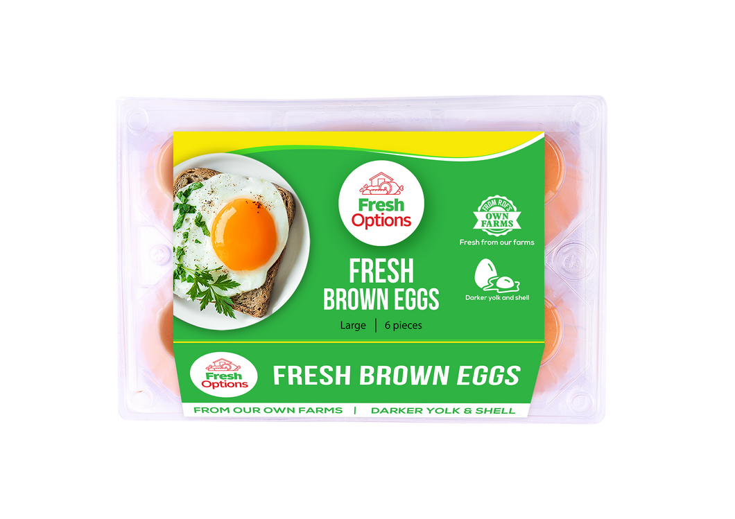 Brown Eggs Large 6s